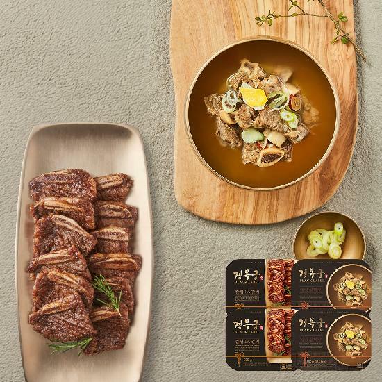 [주식회사 경복궁프레쉬](신세계 단독)[경복궁] 특선 갈비 구성(칼집LA갈비 2팩+영양 갈비탕 2팩)