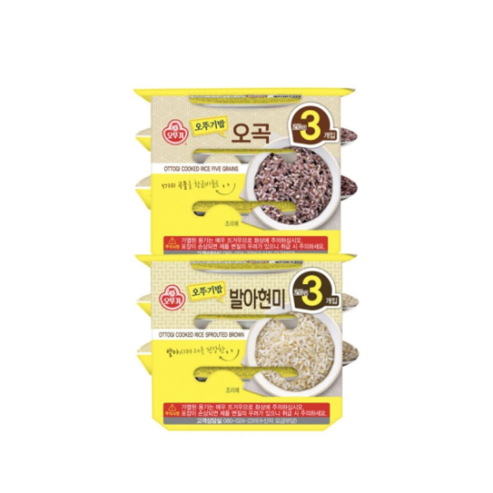 [신세계백화점몰_통합출고(6009_W000000002)](신세계의정부점)오뚜기 발아현미밥210gx18오곡밥210gx18(총36개)