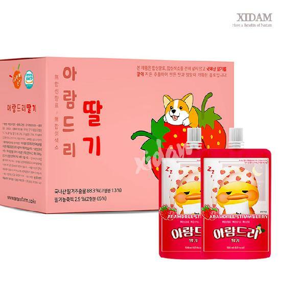 아람드리 딸기 주스(138ml*10입) x 5박스