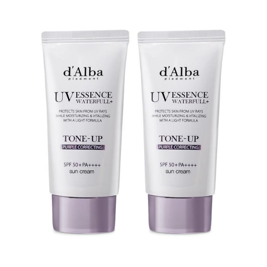 달바워터풀톤업퍼플코렉팅선크림50ml(SPF50+)2개Ss