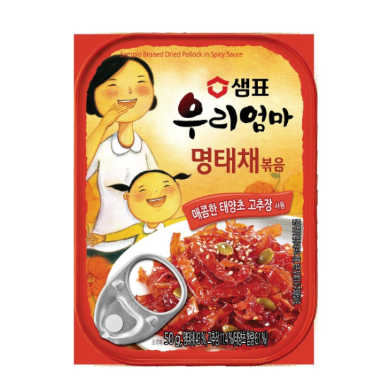 (신세계센텀점)샘표 우리엄마 명태채볶음 50g (1개)