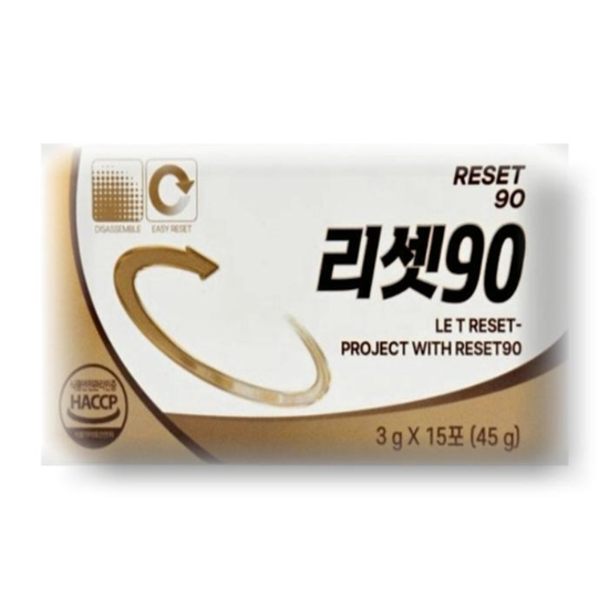 [건강나라] 리셋90 3g x 15포 (38286740)