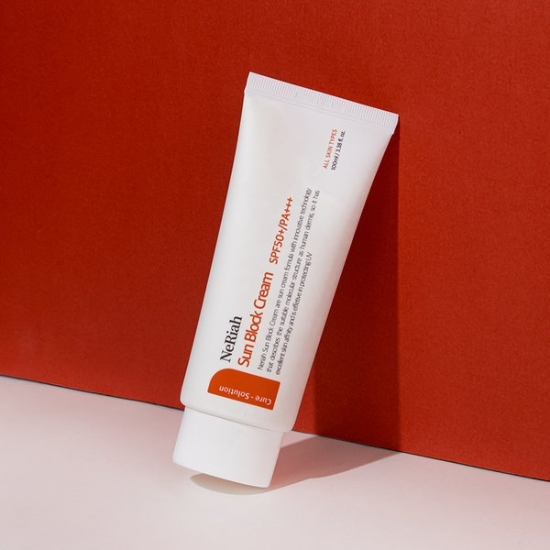 네리아 수분 선크림 100ml(SPF50+) 선케어 선블록 자외선 차단 기능성 데일리