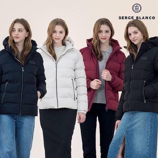 [삼성카드5%할인]세르즈블랑코 24FW 남녀공용 헤비 웰론 후드 패딩 5
