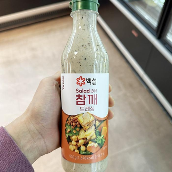 백설 샐러드온 참깨 드레싱 550g x 1개 b88735 (29262841)