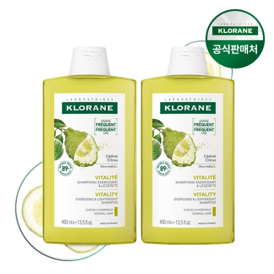 클로란 시트러스 샴푸 400ml 2개