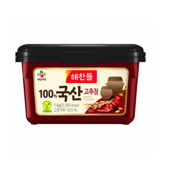 (신세계강남점)CJ 해찬들 100퍼센트 국산고추장 1kg