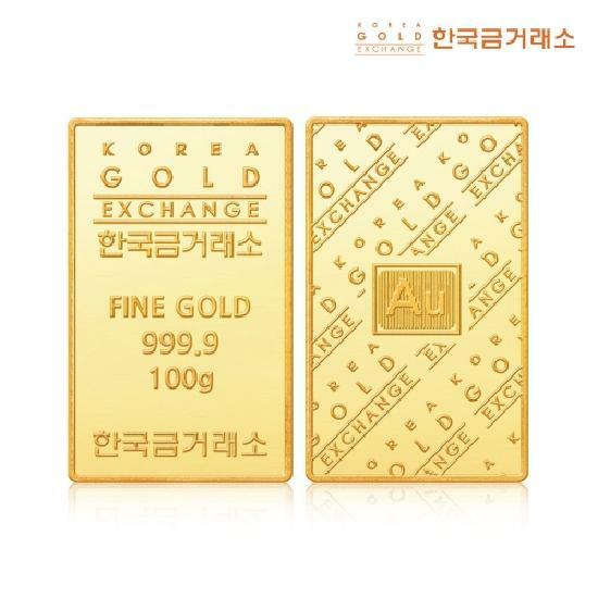 한국금거래소 순금 골드바 100g
