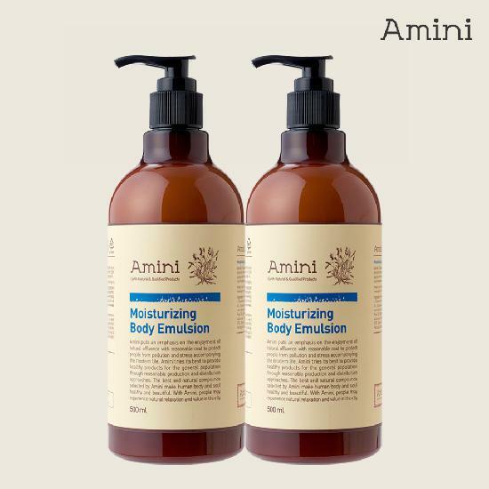 아미니 모이스처라이징 바디에멀젼500ml×2