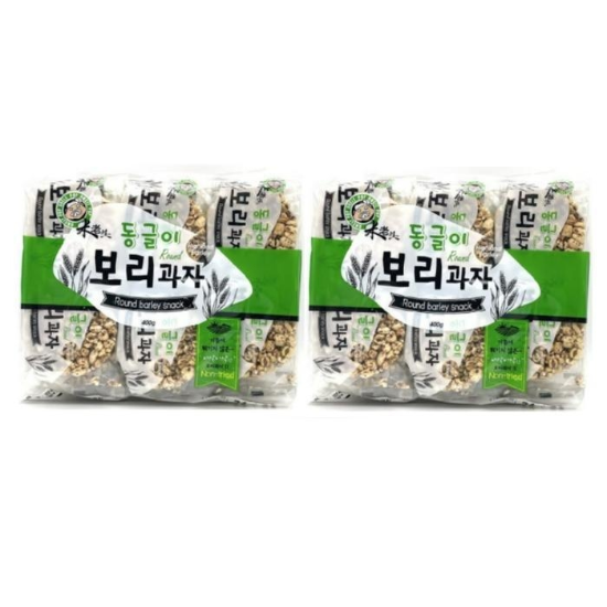 10684922-엉클팝 동글이 보리과자 400g 2개