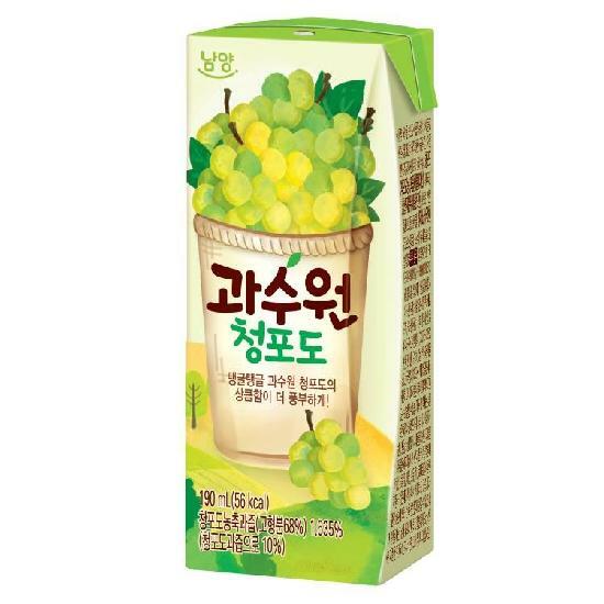 과수원 청포도 190ml x 48개(2박스)