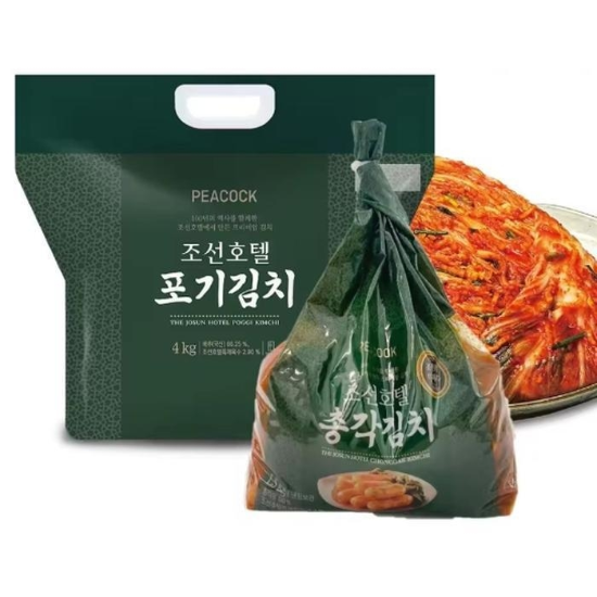 [피코크] 조선호텔 포기김치 4kg 총각김치1.5kg (46771872)