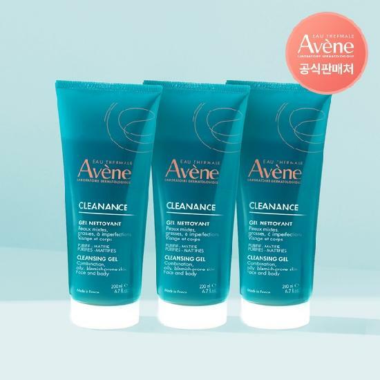 아벤느 클리낭스 클렌징 젤 200ml 3개