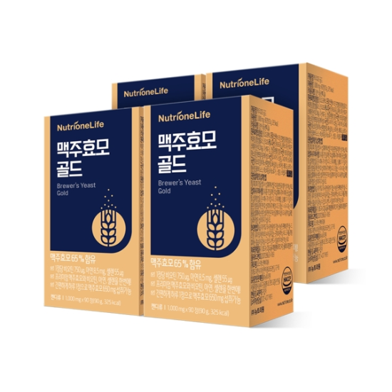 맥주효모 골드 90정 4박스 12개월분