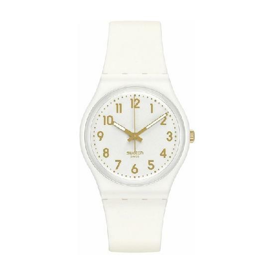스와치 SO28W106-S14 CLASSIC WHITE BISHOP 여성 우레탄시계