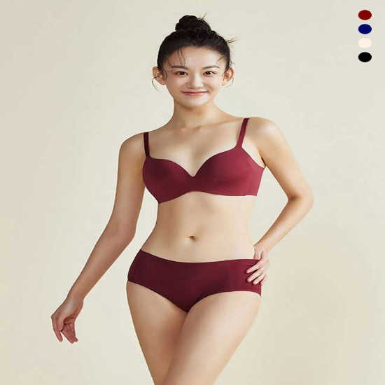 노와이어 랑데뷰 브라 팬티 세트(SSET434)