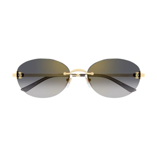 [해외배송] 26FW 까르띠에 선글라스 CT0642SA 001 54 GOLD