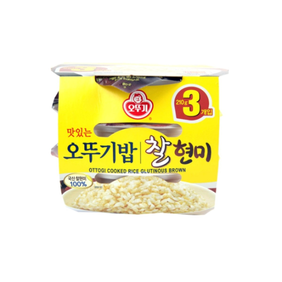 (신세계의정부점)오뚜기 찰현미밥210gx18개
