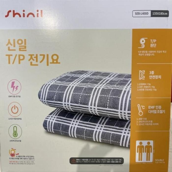 TP원단 135X180cm 다이얼전기요 더블사이즈 3중안전