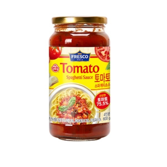 (신세계의정부점)오뚜기 토마토파스타소스 600g (1박스8개)(증정스파게티면110g 6개)