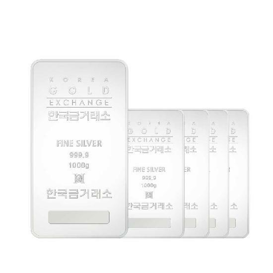 한국금거래소 실버바 5kg (1000g x 5개)