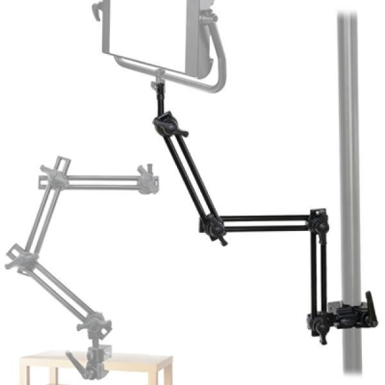 아트박스/본젠 KM-302G 유니버셜 3단 더블 매직암 + KM-191G 슈퍼 클램프 SET (조명 카메라 장비