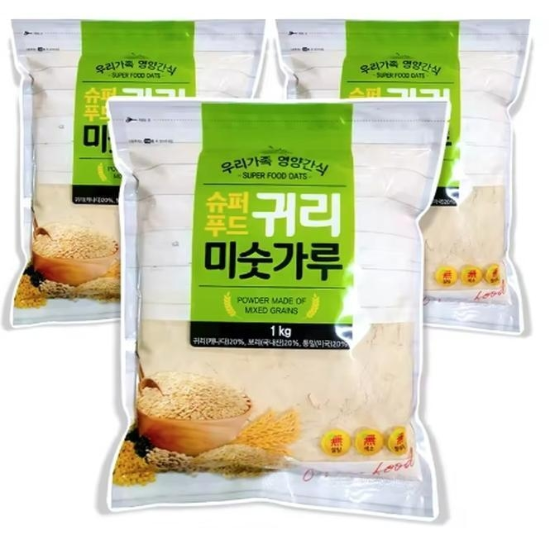 슈퍼푸드 귀리미숫가루 1kgx3 (32596906)
