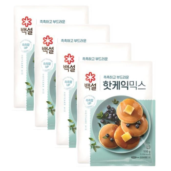백설 핫케익믹스 500g 4개