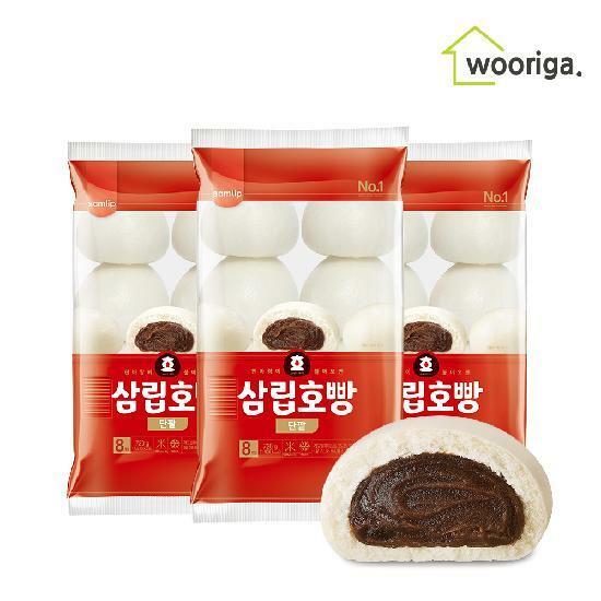 대용량 냉동 삼립호빵 단팥 호빵 90g24개입