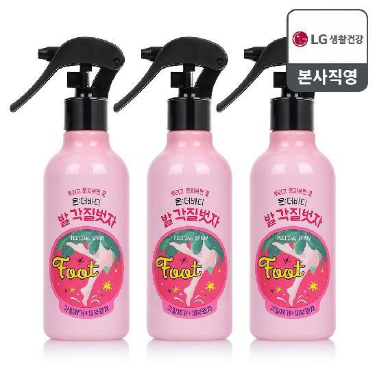 온더바디 코튼풋 발 각질벗자 풋필링스프레이 240ml x 3개