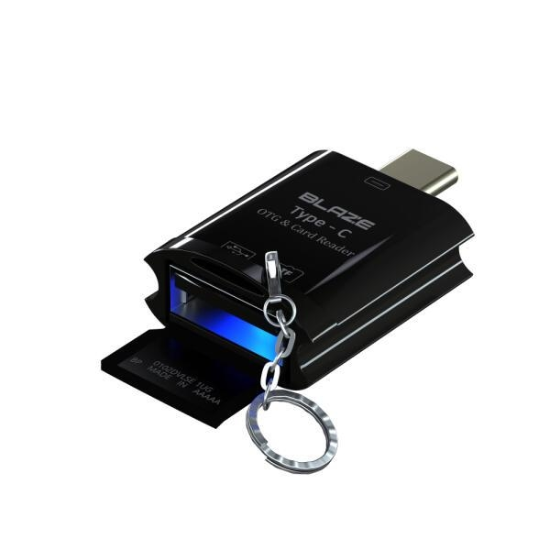 아트박스/블레이즈 C타입 카드리더기 USB 메모리 마이크로 SD젠더 동시