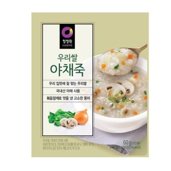 (신세계강남점)청정원 우리쌀 야채죽 60g