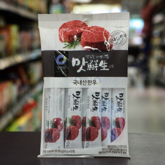 (신세계의정부점)청정원 맛선생 국내산 한우(스틱) 80g 1개