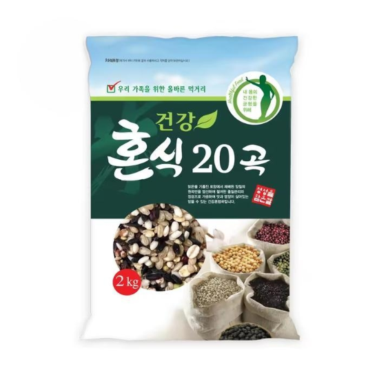 건강혼식 20곡 2kg 1봉 혼합곡h