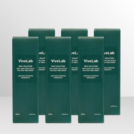 바이브랩 리바이 솔루션 안티 헤어 로스 스칼프 프로틴 트리트먼트 200ml 6개 / iuy