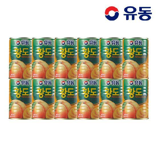 유동ㅣ황도 슬라이스 400g x12개