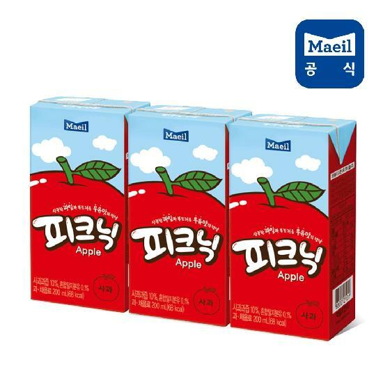 매일 피크닉 사과 200ml 72팩