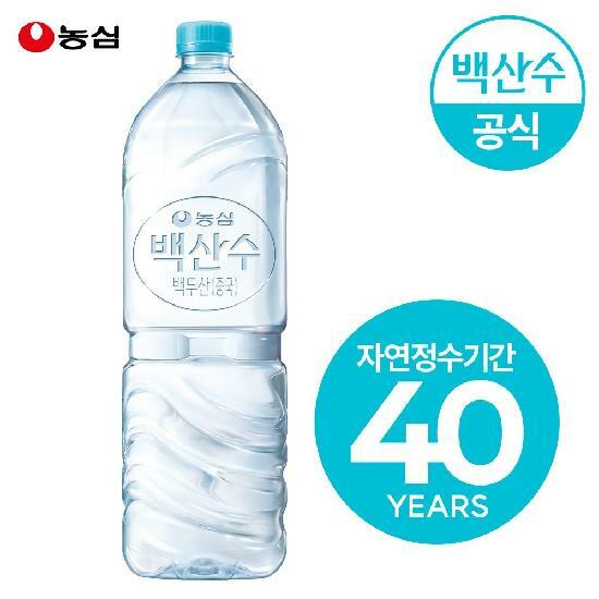 농심 백산수 2L 24병 (유/무라벨 랜덤) 생수