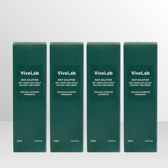 바이브랩 리바이 솔루션 안티 헤어 로스 스칼프 프로틴 트리트먼트 200ml 4개 / iuy
