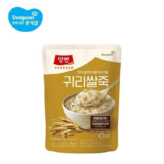 동원 양반 귀리쌀죽 400g(파우치) 1개