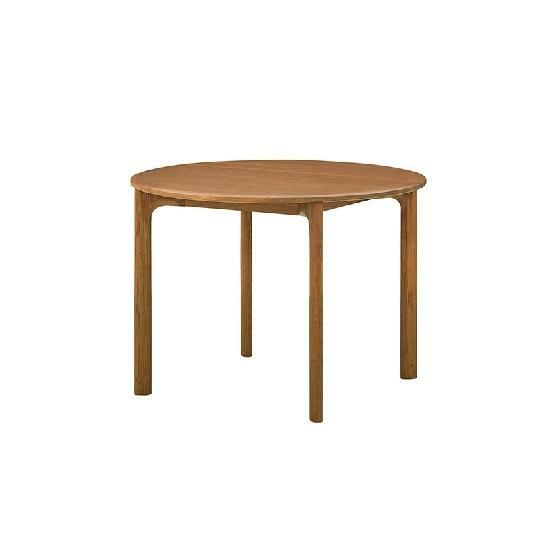 MK2 우드 원형테이블 100cm 브라운