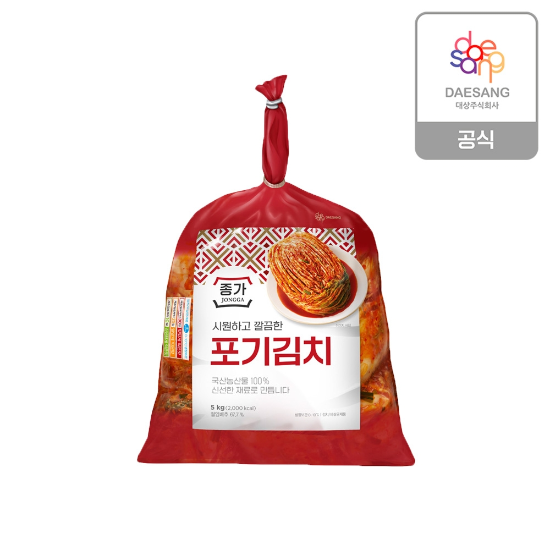 종가 포기김치 5kg
