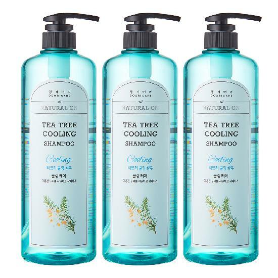 댕기머리 허벌 티트리 쿨링 샴푸 1000ml 3개