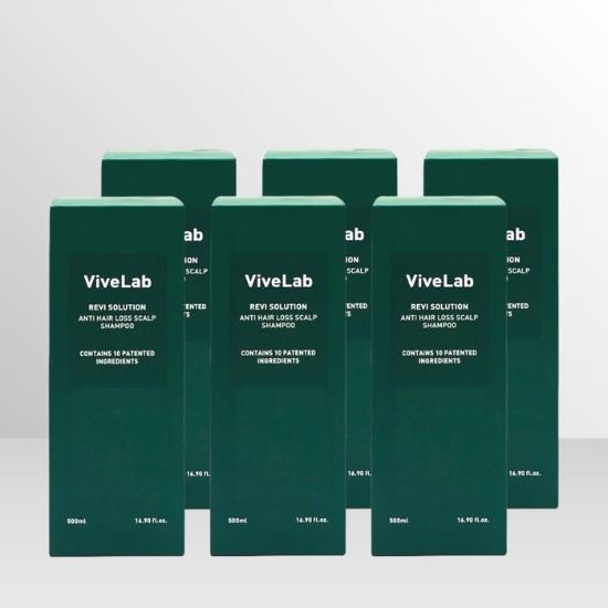 바이브랩 리바이 솔루션 안티 헤어 로스 스칼프 샴푸 500ml 6개 / iuy