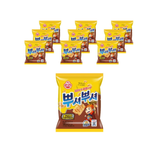 (신세계의정부점)오뚜기 뿌셔뿌셔 불고기맛 90g (10개)