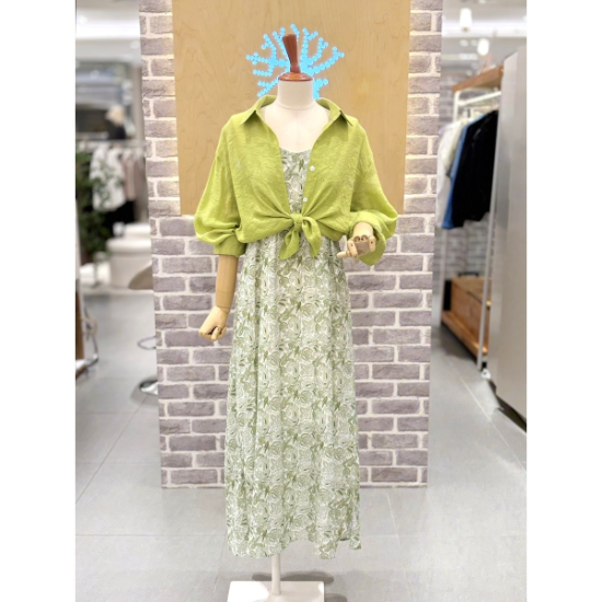 (대전신세계)(SET) 셔츠세트 페이즐리 원피스 (LC31F8OP524S)