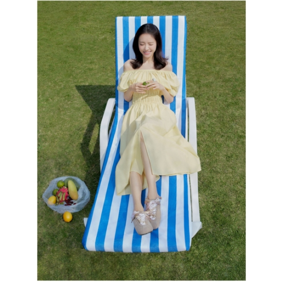 (신세계천안아산점)코튼 셔링 밴딩 플레어 원피스 GS6A0OP151