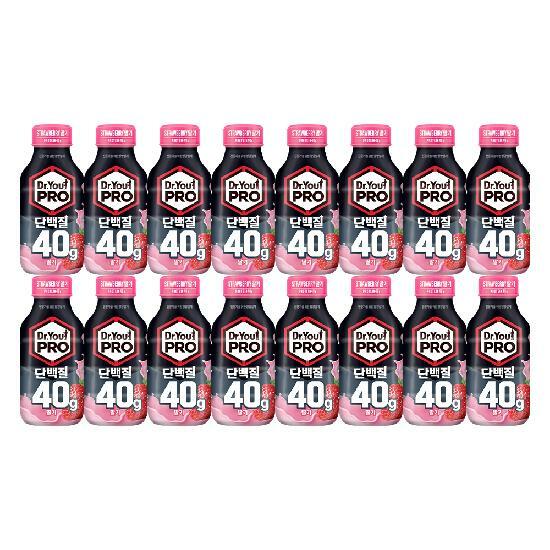 닥터유 프로 단백질 드링크 40g 딸기 350ml 16개