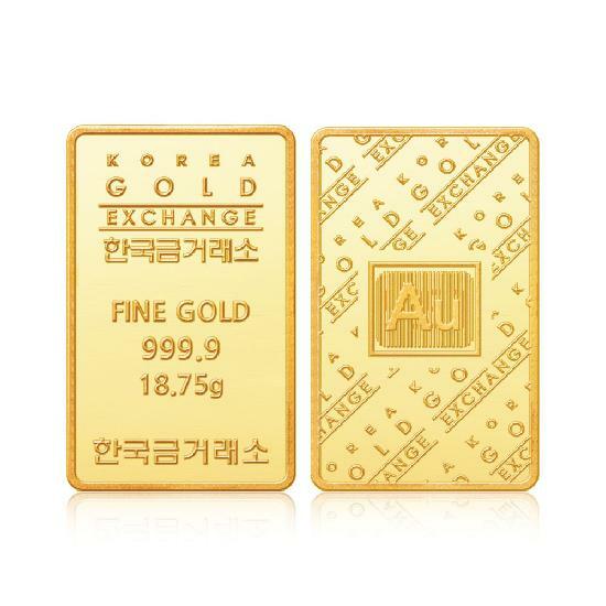 한국금거래소 순금 골드바 18.75g / 고급케이스