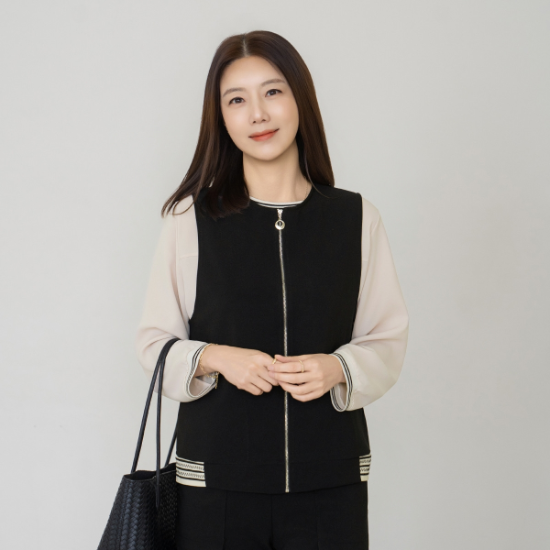 엄마옷 마담4060 입고벗기편한 중년여성 데일리 조끼 -RVE2603018-